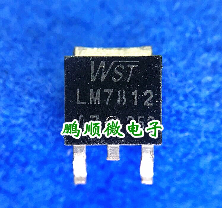 30pcs  WST LM7812 78M12 TO-252 3  ַ, ǰ